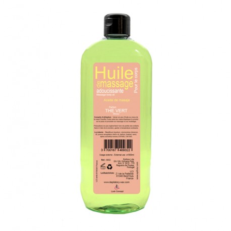 Huile de massage minceur thé vert